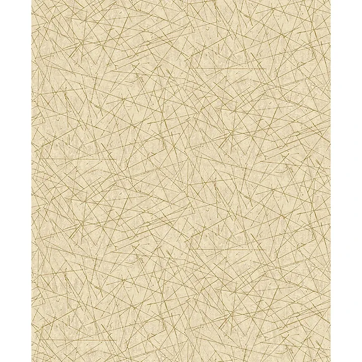 4105-86632 | Bulan Gold Abstract Lines Wallpaper