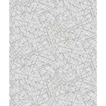 A-Street Prints Bulan Silver Abstract Lines Wallpaper - SKU 4105-86633