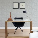A-Street Prints Bulan Silver Abstract Lines Wallpaper - SKU 4105-86633