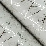 A-Street Prints Bulan Silver Abstract Lines Wallpaper - SKU 4105-86633
