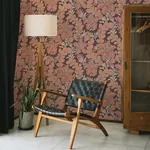 A-Street Prints Butterfield Burgundy Floral Wallpaper - SKU 2970-26144