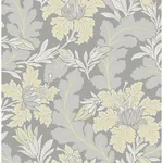 A-Street Prints Butterfield Light Grey Floral Wallpaper - SKU 2970-26142