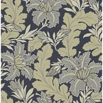 A-Street Prints Butterfield Navy Floral Wallpaper - SKU 2970-26141