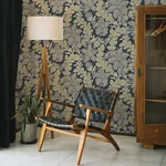 A-Street Prints Butterfield Navy Floral Wallpaper - SKU 2970-26141