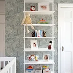 A-Street Prints Bygga Bo Blue Woodland Village Wallpaper - SKU 4111-63005