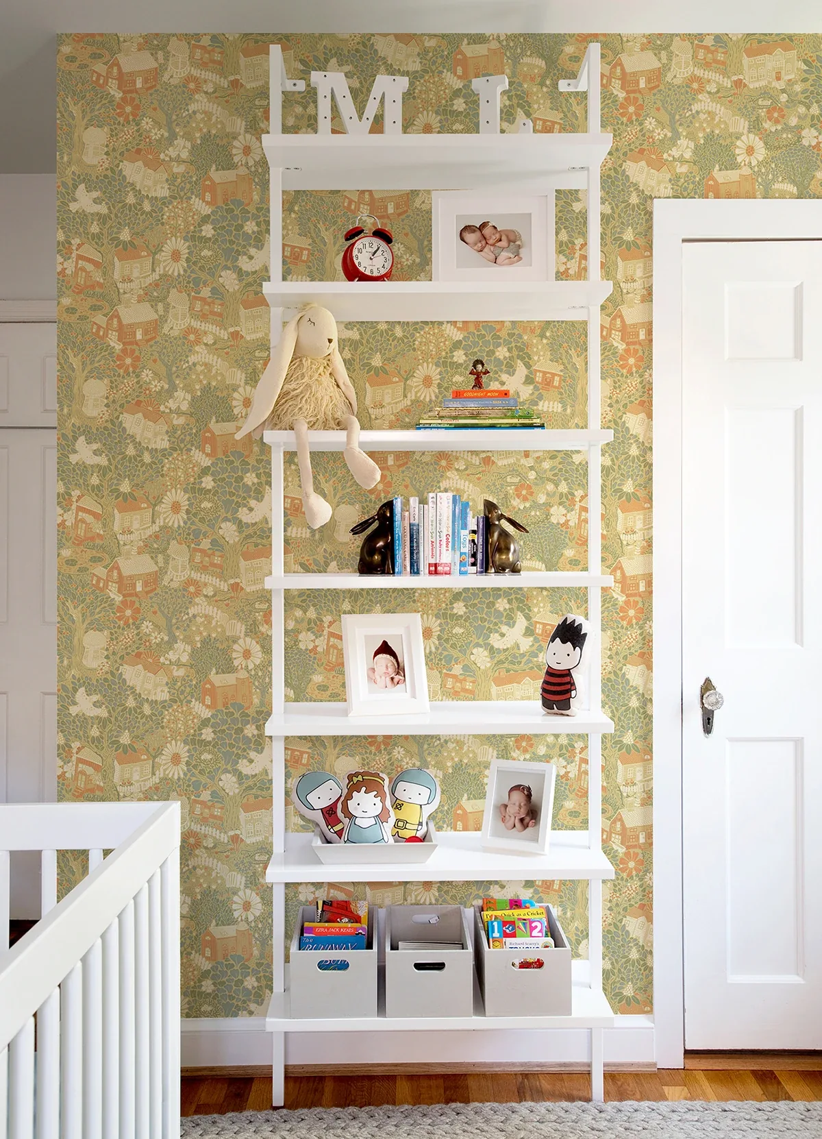 A-Street Prints Bygga Bo Butter Woodland Village Wallpaper - SKU 4111-63002
