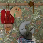 A-Street Prints Bygga Bo Green Woodland Village Wallpaper - SKU 4111-63003