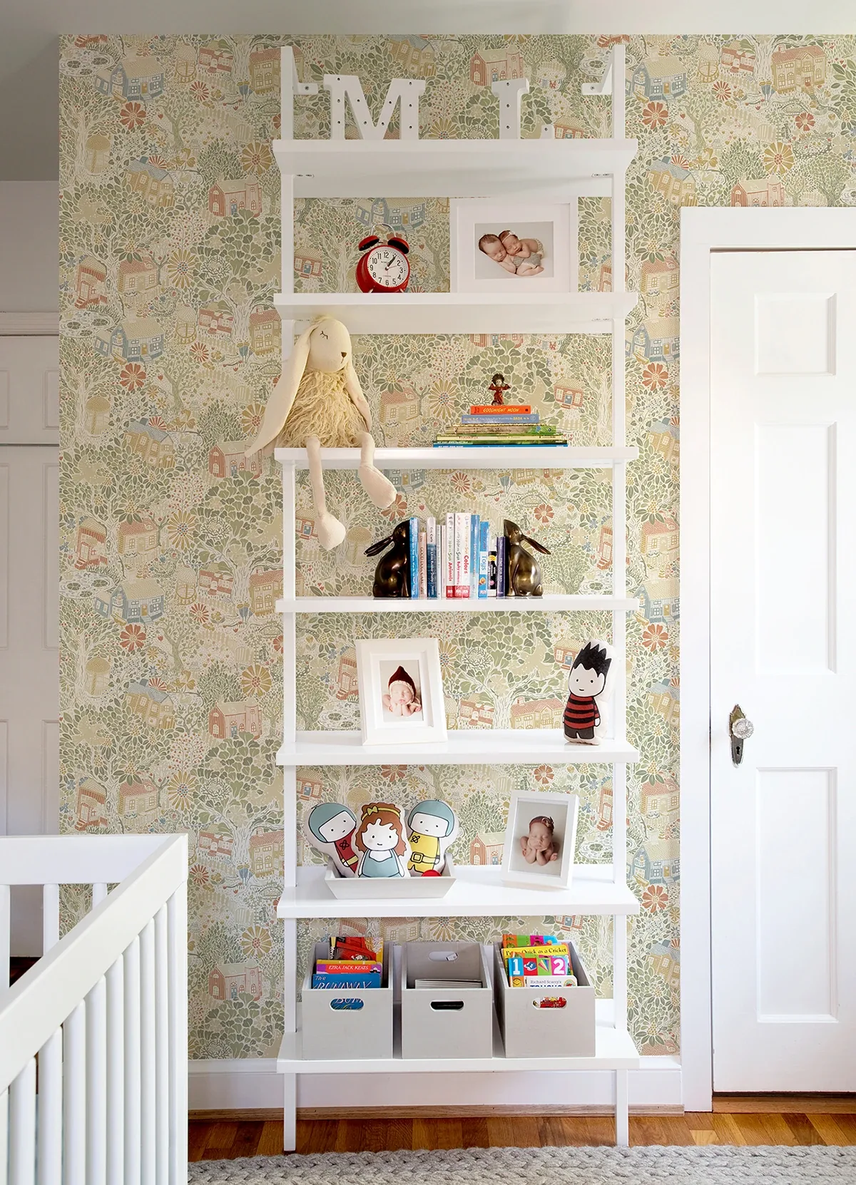 A-Street Prints Bygga Bo Neutral Woodland Village Wallpaper - SKU 4111-63001