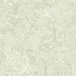 A-Street Prints Bygga Bo Seafoam Woodland Village Wallpaper - SKU 4111-63004