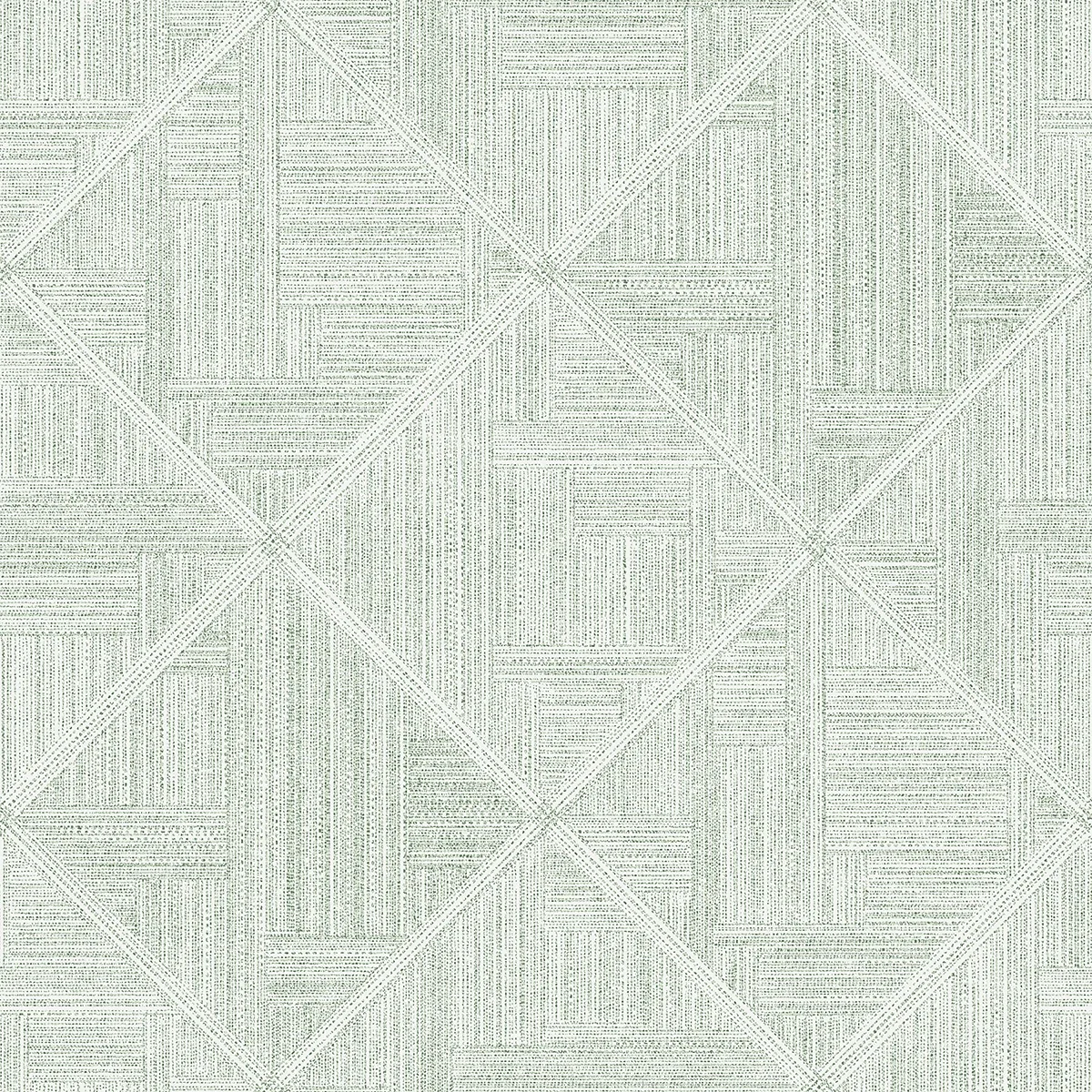 A-Street Prints Cade Green Geometric Wallpaper - SKU 2975-26211