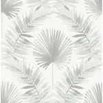 A-Street Prints Calla Grey Painted Palm Wallpaper | Wallpaper Twins A-Street Prints Calla Grey Painted Palm Wallpaper - SKU 4121-26915