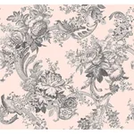 A-Street Prints Carmel Blush Baroque Florals Wallpaper - SKU 2927-81601