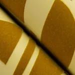 A-Street Prints Carter Gold Geometric Flock Wallpaper - SKU 4034-87382