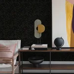 A-Street Prints Cassie Gold Petite Polka Wallpaper - SKU 4135-27306