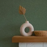 A-Street Prints Cassie Green Petite Polka Wallpaper - SKU 4135-27304