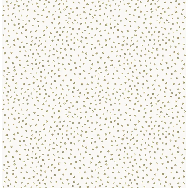 4135-27303 | Cassie White Petite Polka Wallpaper