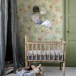 A-Street Prints Cecilia Chartreuse Tulip and Daffodil Wallpaper | Wallpaper Twins A-Street Prints Cecilia Chartreuse Tulip and Daffodil Wallpaper - SKU 4143-34028