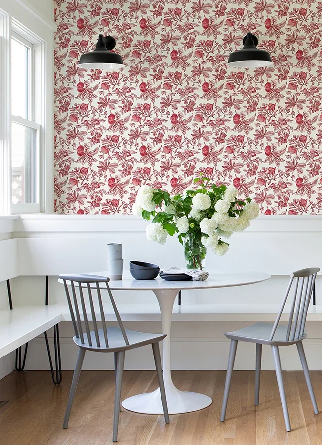 A-Street Prints Cecilia Red Fruit Wallpaper | Wallpaper Twins A-Street Prints Cecilia Red Fruit Wallpaper - SKU 4120-26812