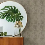 A-Street Prints Celeste Gold Geometric Wallpaper - SKU 4019-86410