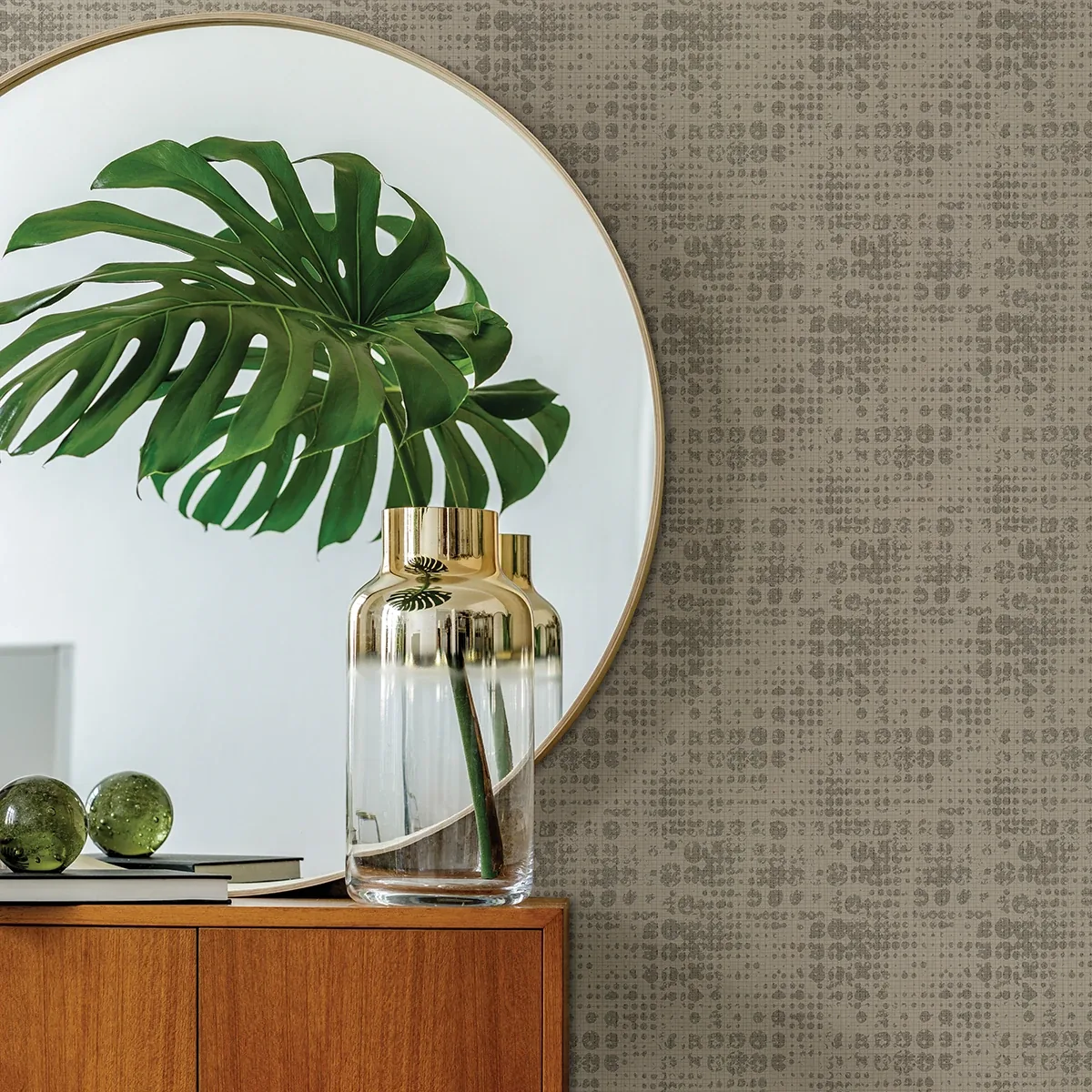 A-Street Prints Celeste Gold Geometric Wallpaper - SKU 4019-86410
