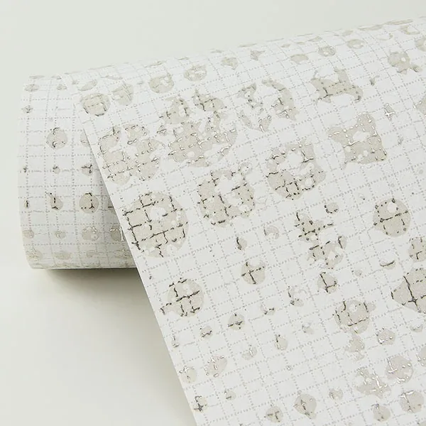 A-Street Prints Celeste Platinum Circle Grid Wallpaper | Wallpaper Twins A-Street Prints Celeste Platinum Circle Grid Wallpaper - SKU 2976-86408