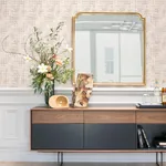 A-Street Prints Celeste Rose Gold Geometric Wallpaper | Wallpaper Twins A-Street Prints Celeste Rose Gold Geometric Wallpaper - SKU 4019-86411