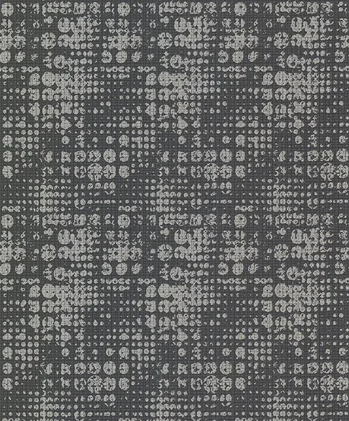 2976-86409 | Celeste Silver Circle Grid Wallpaper