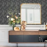 A-Street Prints Celeste Silver Geometric Wallpaper - SKU 4019-86409