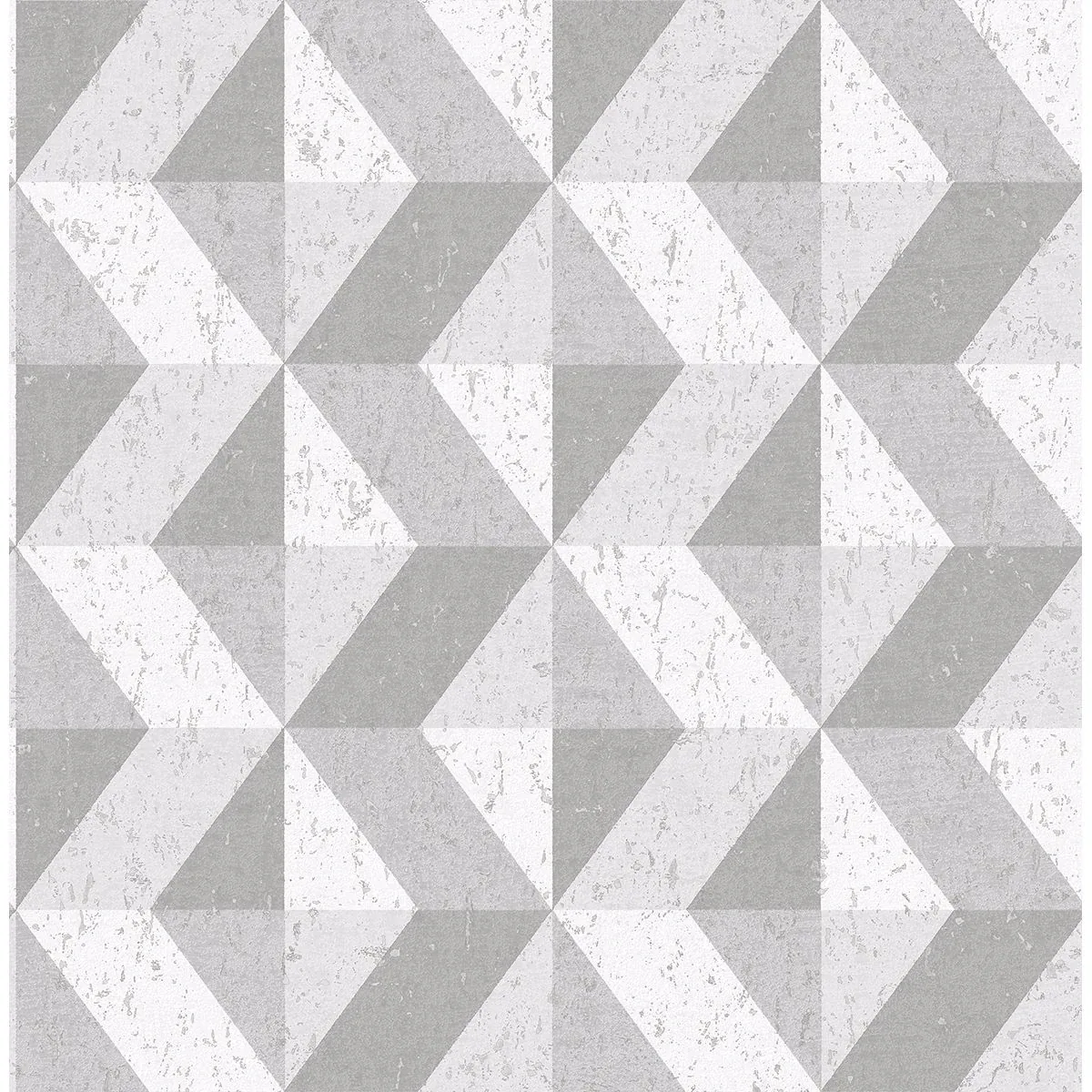 A-Street Prints Cerium Grey Concrete Geometric Wallpaper - SKU 2908-25314