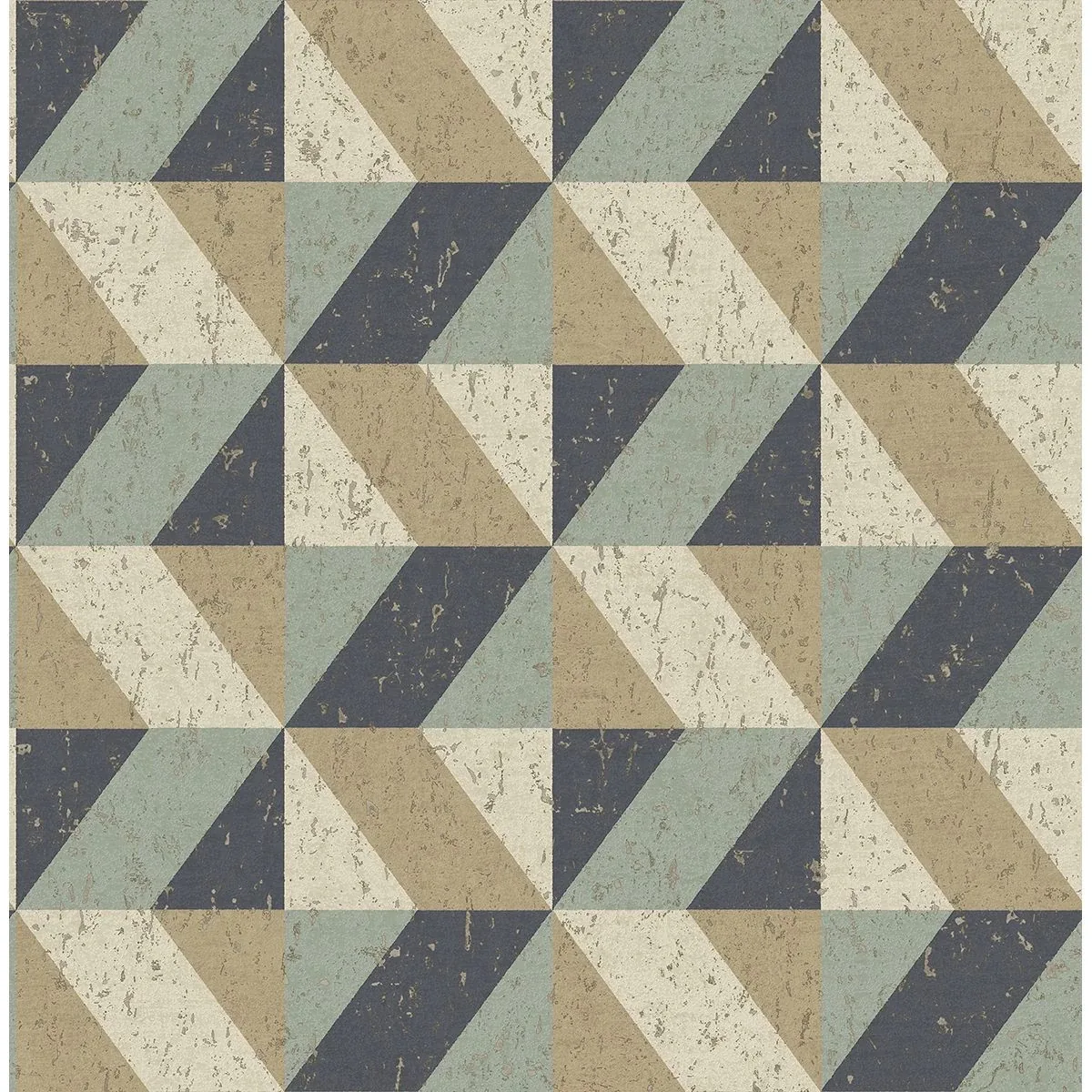 2908-25310 | Cerium Multicolor Concrete Geometric Wallpaper