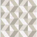 A-Street Prints Cerium Neutral Concrete Geometric Wallpaper - SKU 2908-25313