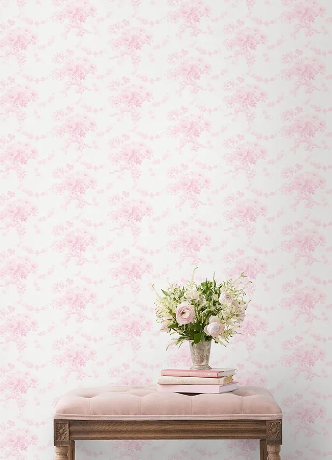 A-Street Prints Champagne Harbor Pink Dream Wallpaper | Wallpaper Twins A-Street Prints Champagne Harbor Pink Dream Wallpaper - SKU AST6445