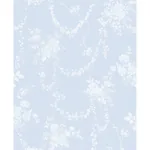 A-Street Prints Chandelier Gates Blue Gemstone Floral Drape Wallpaper - SKU AST4170