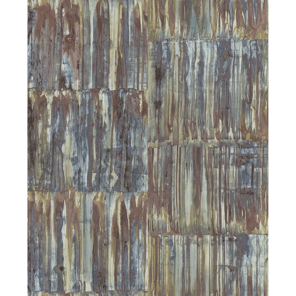 A-Street Prints Chavez Multicolor Faux Metal Panels Wallpaper - SKU 2922-24064