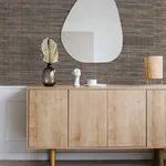A-Street Prints Cheng Grey Woven Grasscloth Wallpaper - SKU 2923-88019