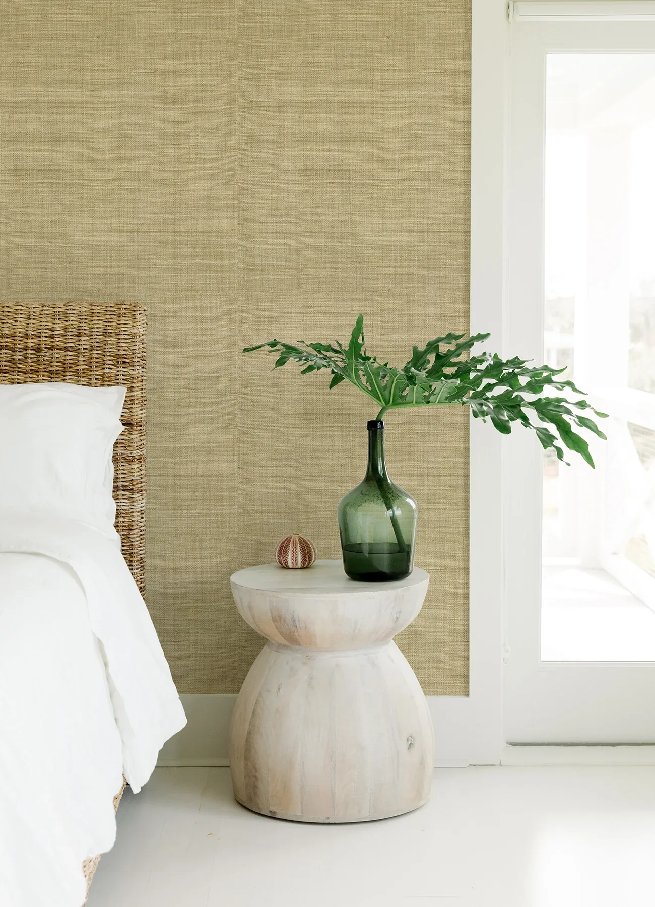 A-Street Prints Cheng Wheat Woven Grasscloth Wallpaper - SKU 2923-88014