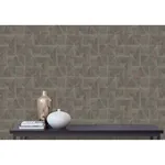 A-Street Prints Cheverny Coffee Geometric Wood Wallpaper - SKU 2908-25322