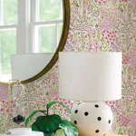 A-Street Prints Chilton Pink Wildflowers Wallpaper - SKU 4081-26349