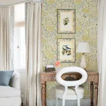 A-Street Prints Chilton Yellow Wildflowers Wallpaper - SKU 4081-26348