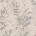 A-Street Prints Chimera Platinum Flocked Leaf Wallpaper - SKU 2793-87322