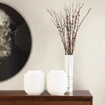 A-Street Prints Chiniile Off White Linen Texture Wallpaper - SKU 2948-25281