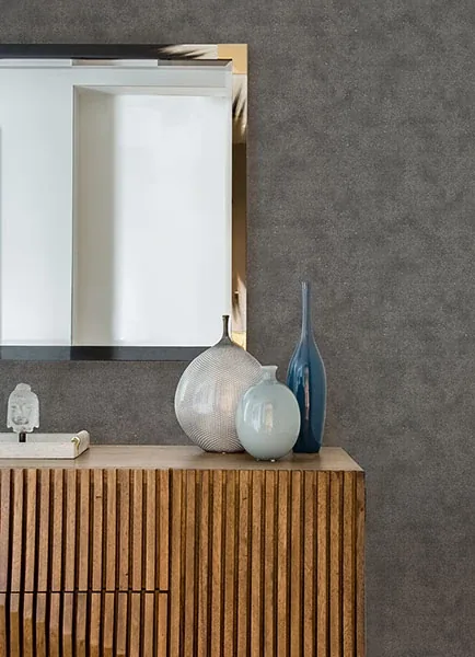 A-Street Prints Cibola Pewter Pebbled Wallpaper - SKU 2976-86435