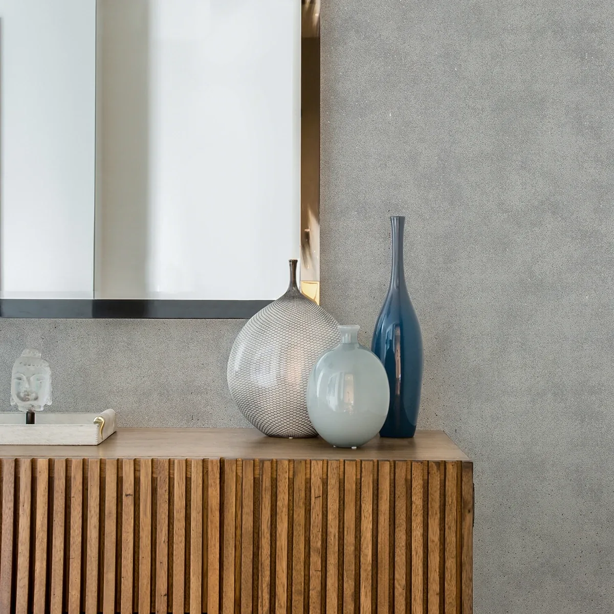 A-Street Prints Cibola Silver Stone Wallpaper - SKU 4019-86433