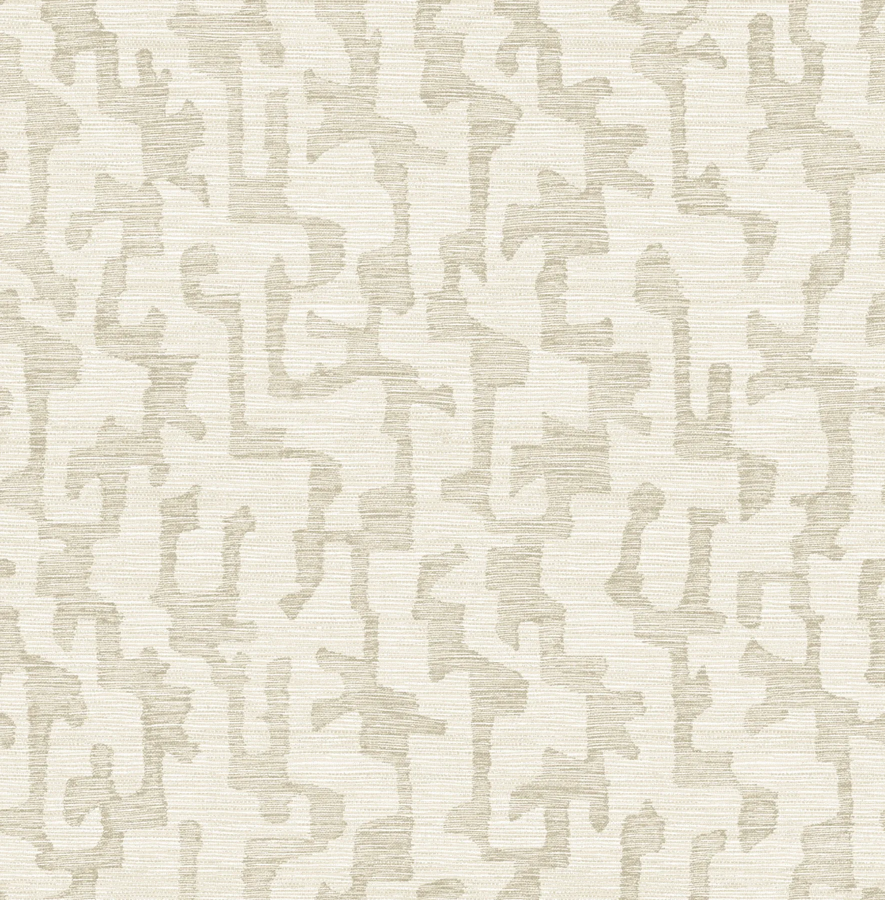 4177-27703 | Cipher Beige Geometric Faux Grasscloth Wallpaper