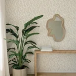 A-Street Prints Cipher Beige Geometric Faux Grasscloth Wallpaper - SKU 4177-27703
