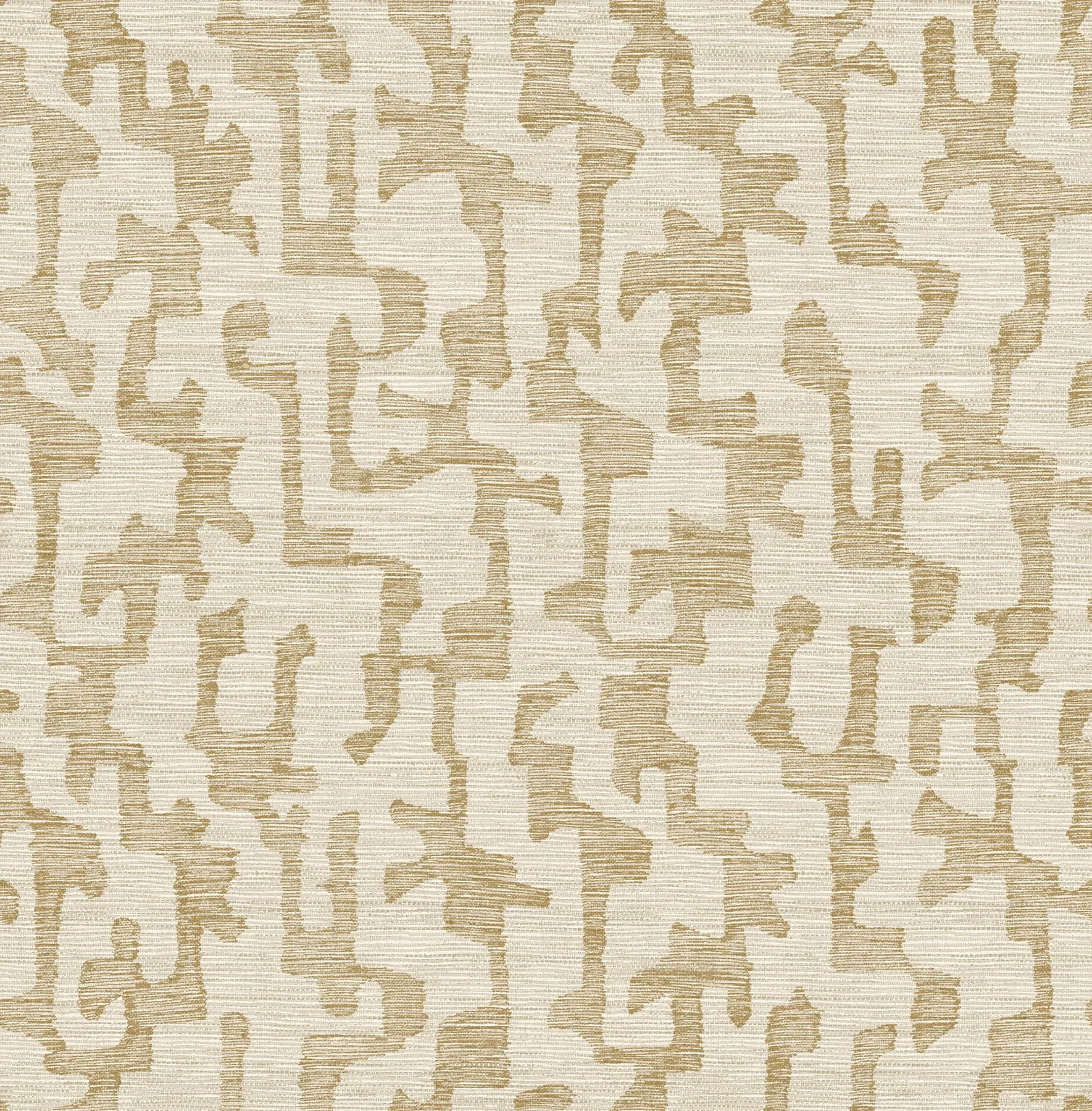 4177-27700 | Cipher Chestnut Geometric Faux Grasscloth Wallpaper