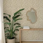 A-Street Prints Cipher Chestnut Geometric Faux Grasscloth Wallpaper - SKU 4177-27700