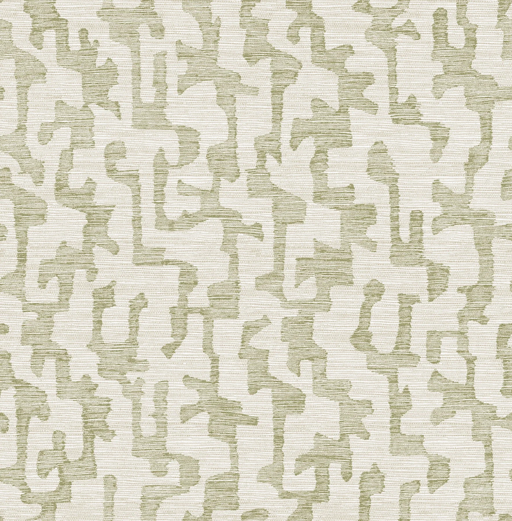 A-Street Prints Cipher Moss Geometric Faux Grasscloth Wallpaper - SKU 4177-27702