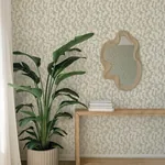 A-Street Prints Cipher Moss Geometric Faux Grasscloth Wallpaper - SKU 4177-27702