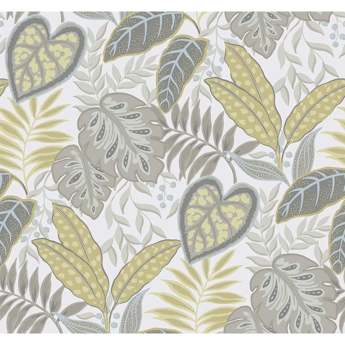 A-Street Prints Citrine Jasmine Wallpaper - SKU 2785-87423